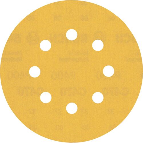 Expert C470 Papier de verre avec 6 trous pour Sander excentrique, 150 mm, G 400, 5-TLG.