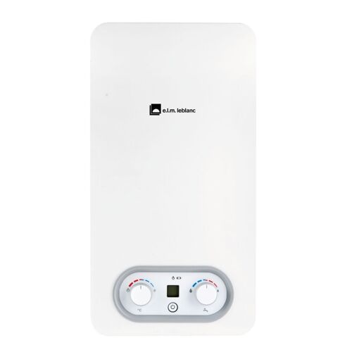 Chauffe-bain gaz Cheminée 10L/min sans veilleuse gaz naturel Ø 110 mm Ondea LC 10-4 PVHYN - ELM LEBLANC  7736504927