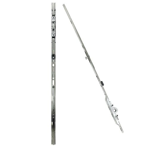 Crémone OB F7.5 DF/DV ajustable haut et bas L 2030mm cote D 980 3 galets - FERCO - G-22073-00-0-1