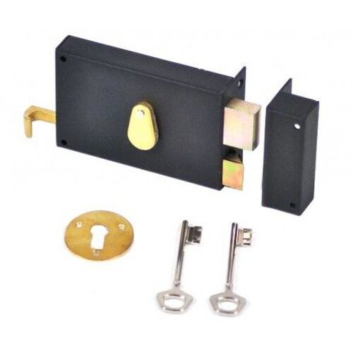 Serrure 4 gorges horizontale à tirage - droite