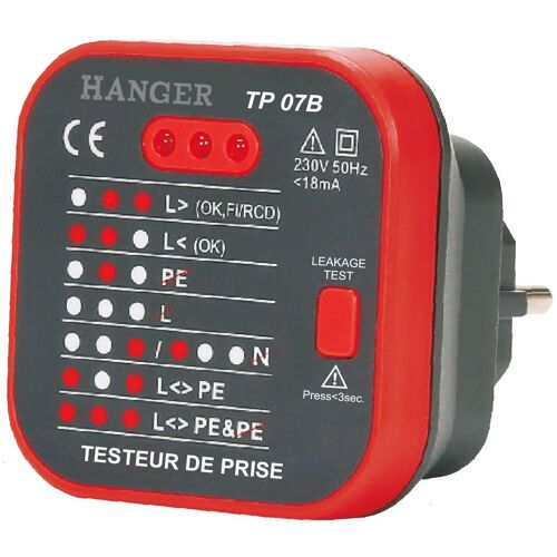 Testeur de prise TP 07B - HANGER - 180009