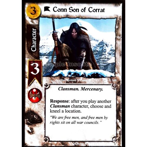 Carte A Game Of Thrones Ccg - Conn Son Of Corrat U#148