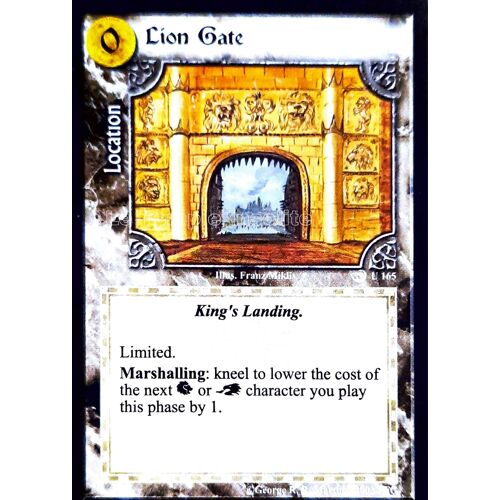 Carte A Game Of Thrones Ccg - Lion Gate U#165