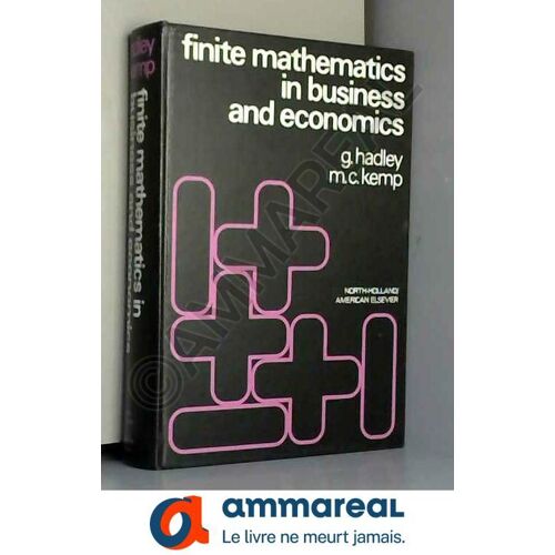 Finite Mathematics In Business And Economics