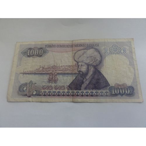 Billet - 1000 Lira - Turquie - 1970 
