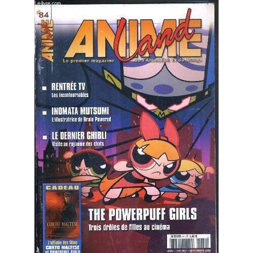 Anime Land - N° 84 - Septembre 2002 - Rentree Tv - Inomata Mutsumi - Le Dernier Ghibli -  Interview Inomata Mutdumi, Giannalberto Bandazzi, L'animation Chinoise, Zagreb 2002, Animagic, Japan ...