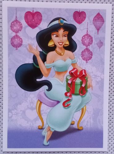 Pretty Princess - N°181 Jasmine (Aladdin) - Image, Sticker, Autocollant Panini 2008 (Disney)