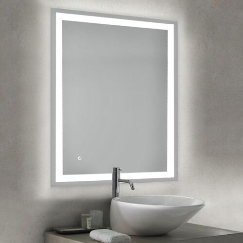 Miroir salle de bain Heracles avec éclairage LED frontal et décoratif EMUCA