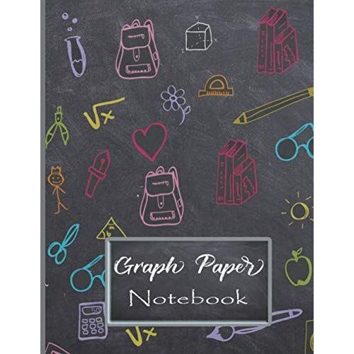 Graph Paper Notebook: Graphics Notebook For Math, Grid Composition Notebook, Graph Notepad, Students Blank (5x5) Quad Ruled, Perfect For Architects. Matte Cover.