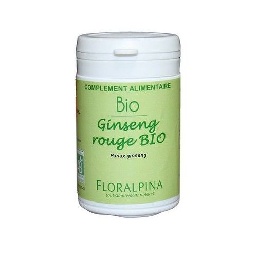 Ginseng Rouge Bio 60 Gélules - Stimulant Physique Et Cérébral 