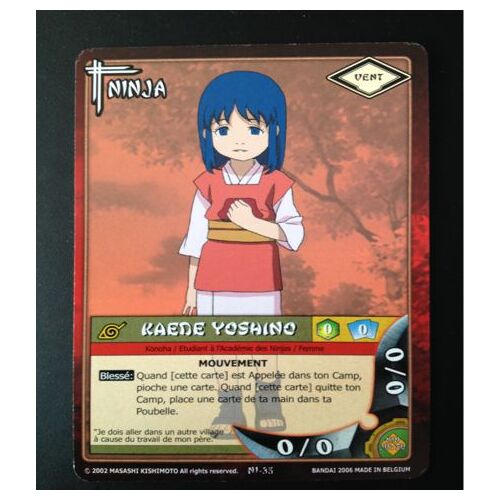 Kaede Yoshino Ni-35 Naruto Serie 1 Vf