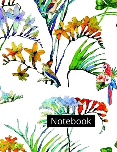 Lined Notebook For Drawing, Writing, Large - 150 Pages, For Girl And Women, Colorful Cover, Lined Paper, Gift