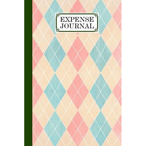 Expense Journal: Expenses Notebook Triangles Cover, Small Money Tracker Journal - Daily Expenses Log Book | 120 Pages, Size 6" X 9" By Wally Funke
