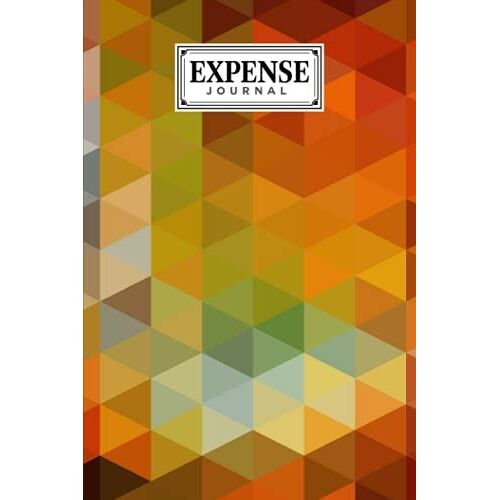 Expense Journal: Expense Journal Triangles Cover, Simple Accounting Ledger For Bookkeeping, 120 Pages, Size 6" X 9" Cover By Bernhard Blank