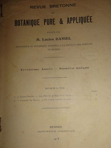 Botanique Pure Et Appliquée 13 