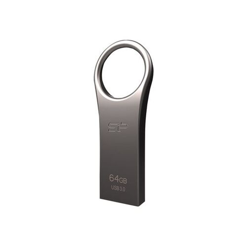 SILICON POWER Jewel J80 - Clé USB - 64 Go - USB 3.0 - titane
