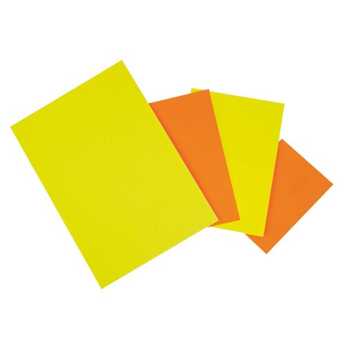 Agipa Paquet De 50 Rectangles Fluo 21 X 29,7 Cm