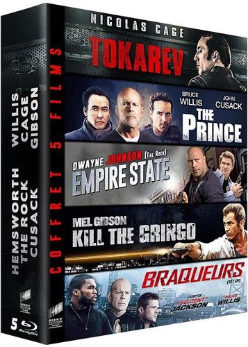 Coffret 5 Films : Tokarev + The Prince + Empire State + Kill The Gringo + Braqueurs - Pack - Blu-Ray