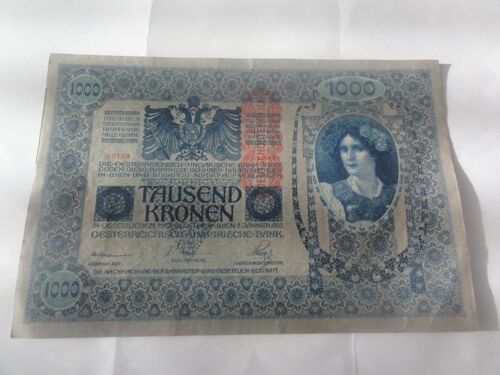 Billet Tausend Kronen Autriche 1902