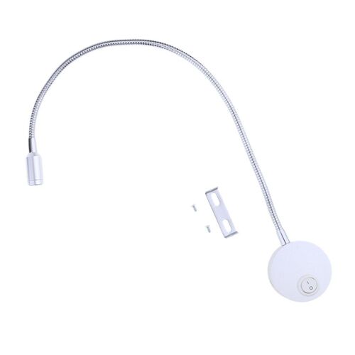 Led Lampe De Bureau, 1w Flexible Réglable Lampe De Chevet Pour Caravane Caravane Bateau Interrupteur Marche/Arrêt