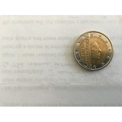 Pièce 2 Euros 2010 Luxembourg