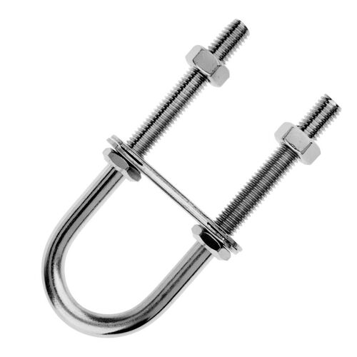 2x Trappe À Boulon En U En Acier Inoxydable 304, 8mm De Diamètre, Pour Bateau