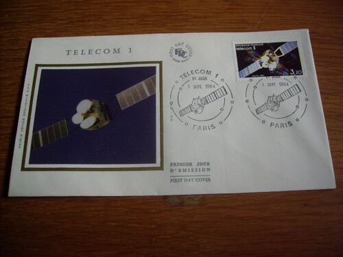 Enveloppe 1° Jour   "Telecom 1"