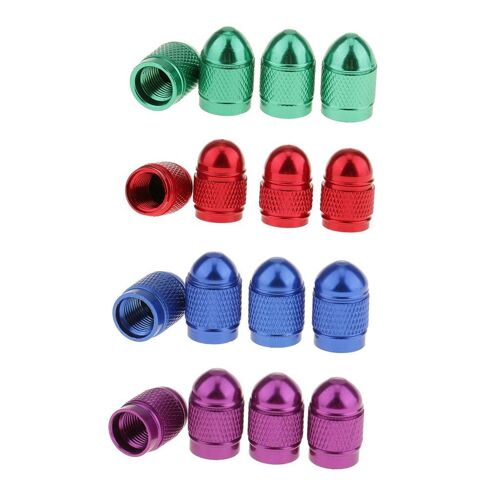 Couvercle De Tige De Valve À Air, Capuchon Anti Poussière Pour Pneu De Voiture, Vélo, Moto, 16 Pièces