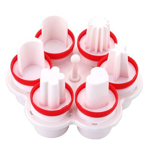 Cuiseur À ?ufs Créatif En Forme De Fantaisie, 6 Pièces/Ensemble, Cuiseur À ?ufs En Silicone De Qualité Alimentaire, Accessoires De Cuisine