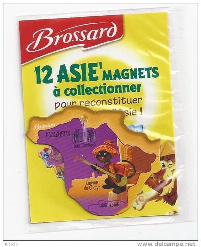 Magnet Brossard Asie - Kazakhstan/Kirghizstan