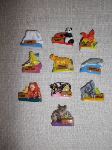 Lot De 10 Fèves Animaux