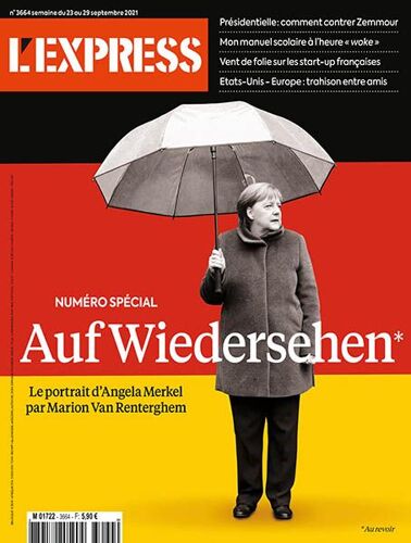L'express N°3664 : Auf Wiedersehen, Le Portrait D4angela Merkel