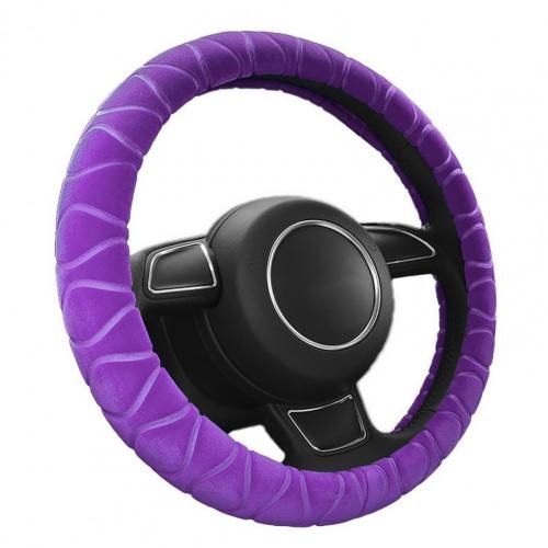 Protecteur De Volant D'hiver En Relief, Résistant À La Sueur, Unique Et Durable Pour Les Véhicules Électriques