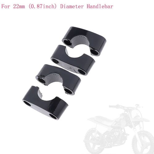 Adaptateur De Fixation Pour Guidon De Moto, En Alliage D'aluminium, 22mm De Diamètre, Universel