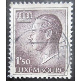 Luxembourg N°663 Papier Blanc Grand Duc Jean Oblitéré