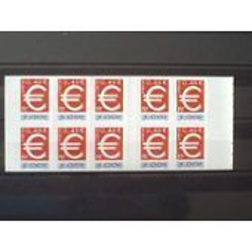 Carnet Timbres Autocollants Siglle Euro