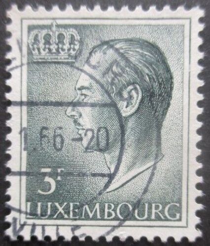 Luxembourg N°665 Papier Blanc Grand Duc Jean Oblitéré