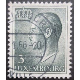 Luxembourg N°665 Papier Blanc Grand Duc Jean Oblitéré