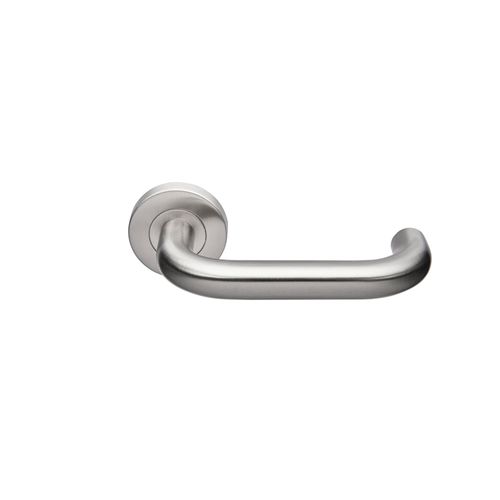 Béquille double sur rosace bec de cane - HERACLES - B-INOX-02