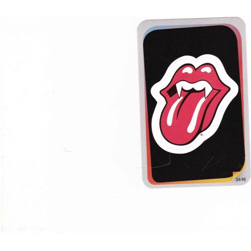 Sticker,Autocollant Langue Rolling Stone/Dents De Vampire/Pub Carrefour Market
