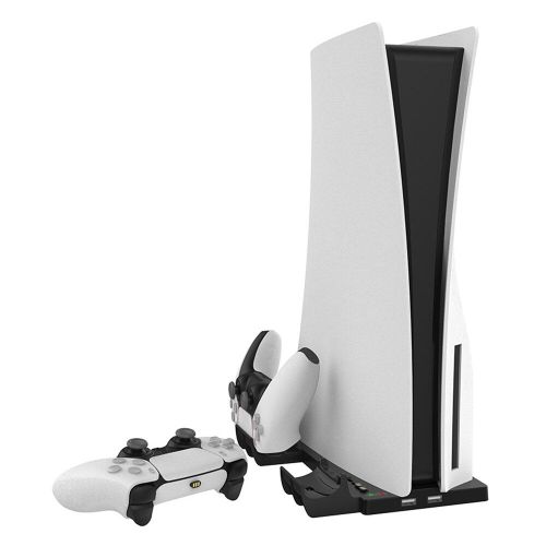 Support Vertical Pour Console De Jeu 2 En 1 Pour Sony Playstation 5 Ps5/Ps5, Version Numérique, Double Contrôleur, Chargeur De Station D'alimentation