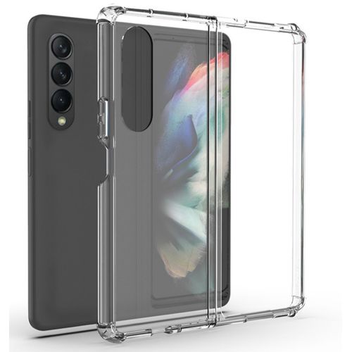 Coque pour Samsung Z FOLD 4 - Antichoc Protection Silicone Souple Transparent [Phonillico]