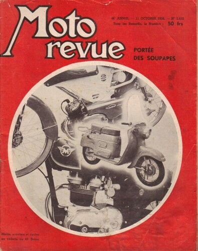 Moto Revue N°1410: 11 Octobre 1958. 46e Année. (Portée Des Soupapes)