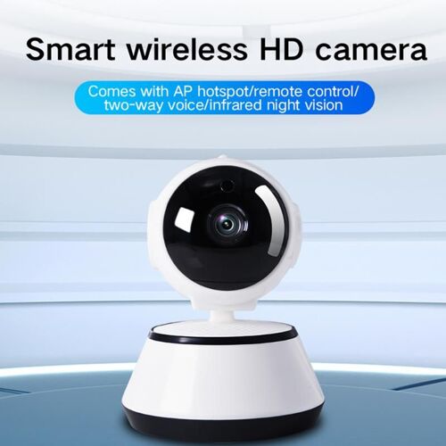 Caméra De Surveillance Sans Fil Wifi, Vision Nocturne Infrarouge, Robot, Babyphone Vidéo, Caméscope (Petites Étoiles)