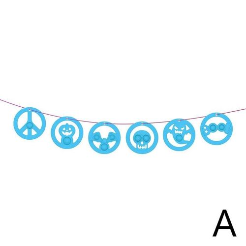Jouet De Décompression Pour Adultes, Thème Citrouille D'halloween, Puzzle Arc-En-Ciel I2o8