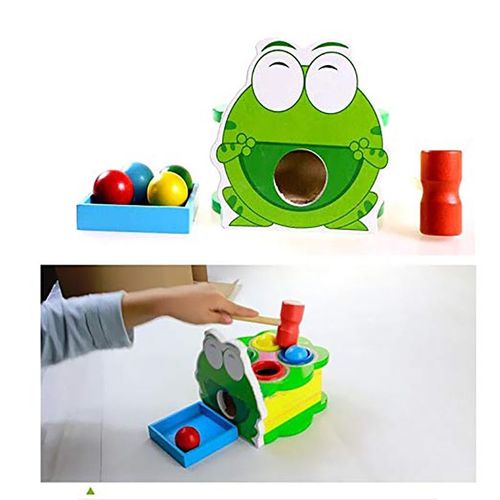 Jouets De Table À Percussion Grenouille Verte, Marteau En Bois Pour Bébé, Jouets Pour Enfants, Jeu Éducatif Précoce, Cadeau D'anniversaire