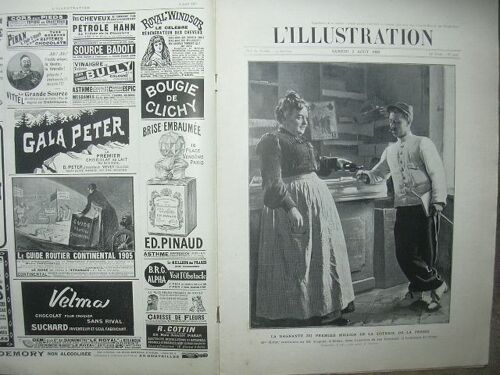 La Gagnante Du Premier Million De La Loterie De La Presse - Mme Hofer, Cantinière Au 28ème Dragons, À Sedan, Dans L'exercice De Ses Fonctions, Le Lendemain Du Tirage.