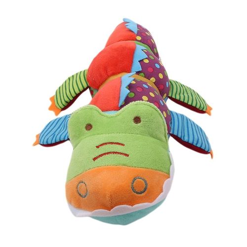 Poussettes Pour Poupées, Jouet Crocodile Musical, Anneau Cloche, Animal En Peluche, Dessin Animé Mignon, Jouets De Développement Précoce Pour Bébé