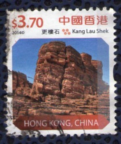 Hong Kong 2014 Oblitéré Rond Used Montagnes Minéralogie Et Géologie Kang Lau Shek