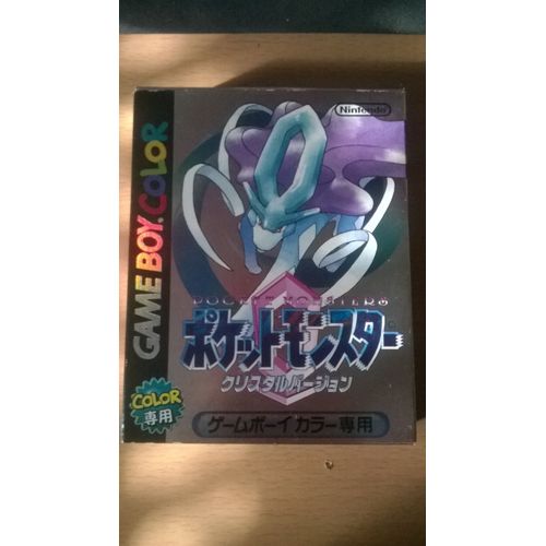 Pokémon Version Cristal Jap. Game Boy Color